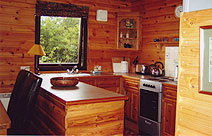 driftwood kitchen at carrick shore holiday chalets