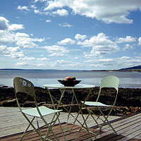 family fun on the beach at carrick shore self catering chalets