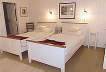 solway spray twin bedroom at carrick shore holiday chalets